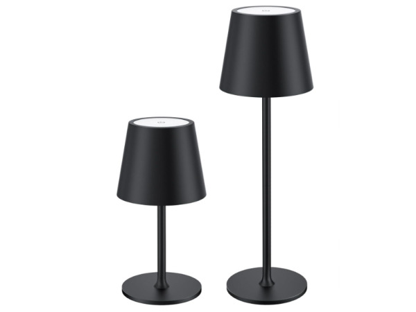JACKYLED Draadloze LED Tafellampen – 2 Stuks – Zwart – kavel bij XL Auctions