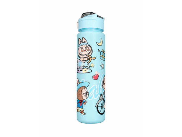 Labubu Drinkbeker Blauw met Inklapbaar Rietje – foto 2 – kavel bij XL Auctions