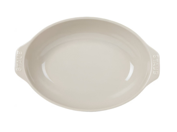 STAUB Ceramique Ovale Ovenschaal – greige – Keramiek – foto 2 – kavel bij XL Auctions