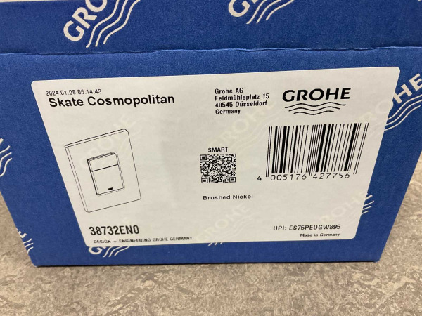 Grohe bedieningspaneel dual flush Skate geborsteld nikkel – foto 4 – kavel bij XL Auctions