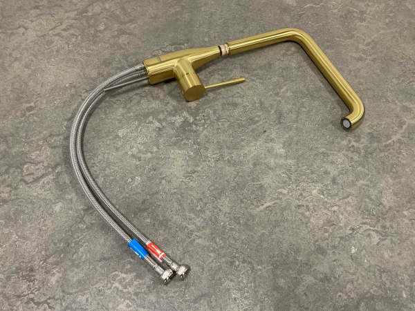 Grohe keukenkraan L-uitloop Essence cool sunrise geborsteld – foto 3 – kavel bij XL Auctions