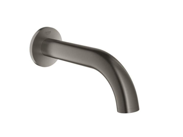 Grohe baduitloop 171mm Atrio hard graphite geborsteld