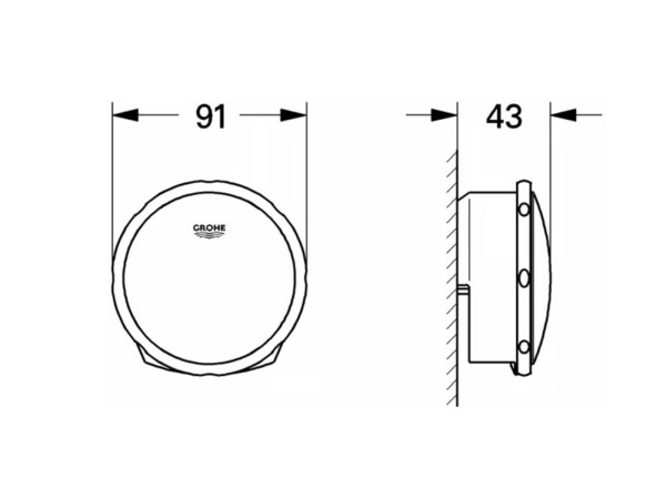 Grohe afdekset badwaste m/toevoer Talentofill supersteel – foto 5 – kavel bij XL Auctions