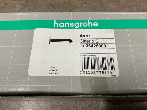 Axor baduitloop 18cm Citterio E chroom – foto 3 – kavel bij XL Auctions
