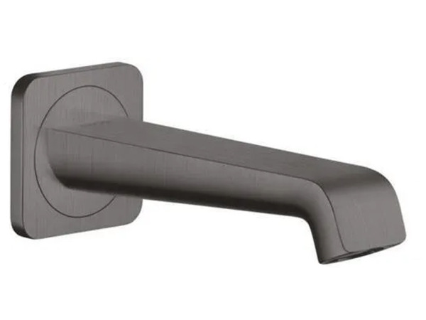 Axor baduitloop 180mm Citterio E zwart chroom geborsteld