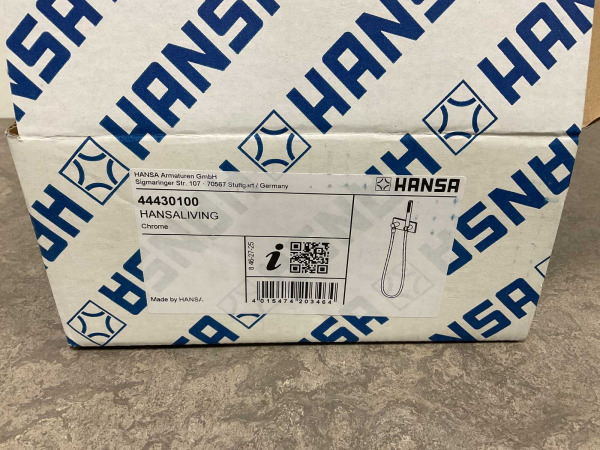 Hansa badset met slang 125cm Matrix chroom – foto 3 – kavel bij XL Auctions