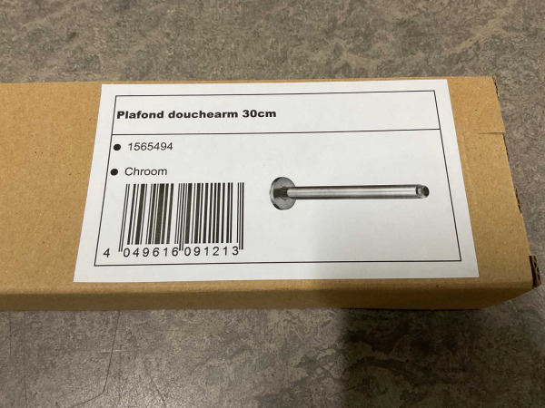 11x Beaux douchearm plafond 30cm Port chroom – foto 5 – kavel bij XL Auctions