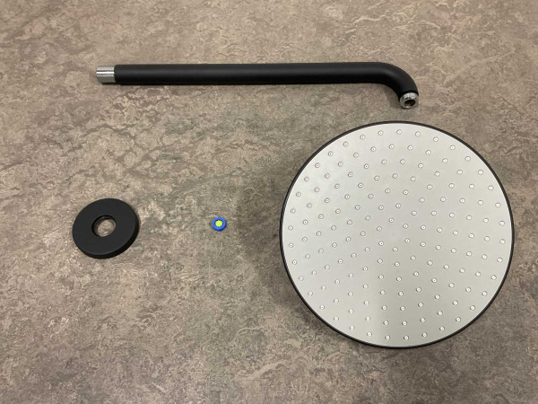 Hansa regendouche ø200mm BasicJet mat zwart – foto 5 – kavel bij XL Auctions
