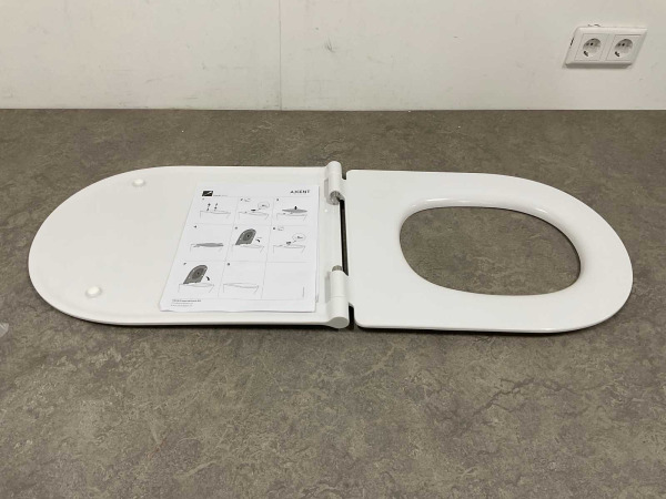 Axent closetzitting wc-bril softclose quickrelease Urban wit – foto 4 – kavel bij XL Auctions