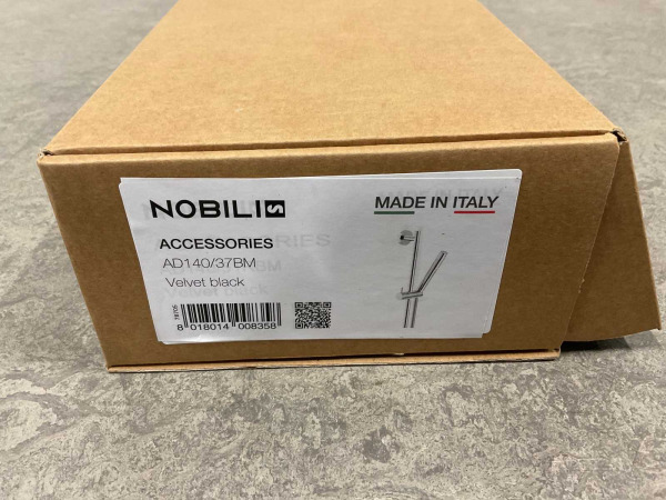 Nobili glijstangset met staafhanddouche en slang mat zwart – foto 5 – kavel bij XL Auctions
