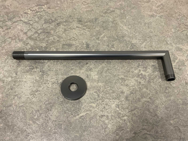 Beaux douchearm wand haaks 35cm Mans staal – foto 4 – kavel bij XL Auctions