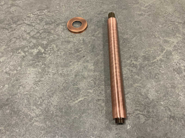Nobili douchearm voor plafond 30cm koper – foto 3 – kavel bij XL Auctions