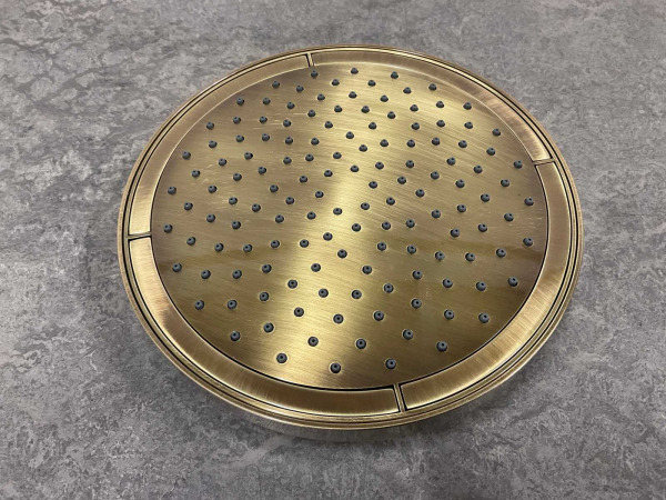 Nobili hoofddouche rond 20cm Universal brons – foto 2 – kavel bij XL Auctions