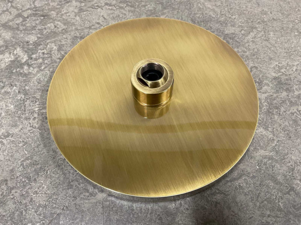 Nobili hoofddouche rond 20cm Universal brons – foto 3 – kavel bij XL Auctions