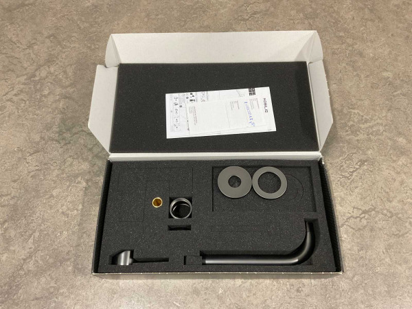 Nobili afdekset wastafelkraan uitloop 20cm London Grey – foto 2 – kavel bij XL Auctions