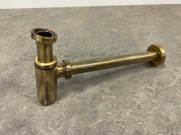 De Beer designsifon 5/4''x32mm met muurbuis brons – foto 6 – kavel bij XL Auctions