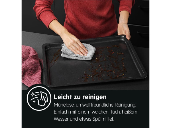 AEG Easy2Clean Bakplaat met antiaanbaklaag - 46,6x38,5x2,2cm – foto 3 – kavel bij XL Auctions