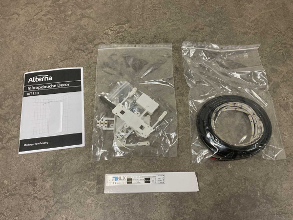 Alterna led kit voor inloopdouche 180cm – foto 2 – kavel bij XL Auctions