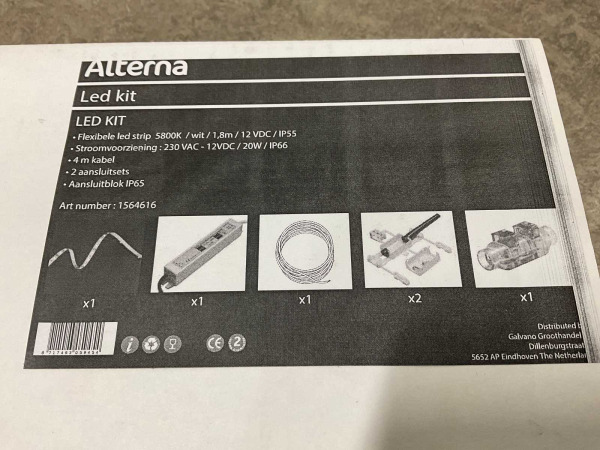 Alterna led kit voor inloopdouche 180cm – foto 7 – kavel bij XL Auctions