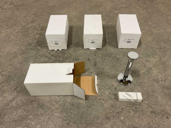 4x Beaux reserverolhouder Dax chroom – foto 6 – kavel bij XL Auctions