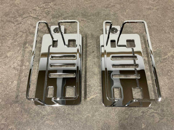 2x Beaux korf voor glijstang Ulis chroom – foto 3 – kavel bij XL Auctions