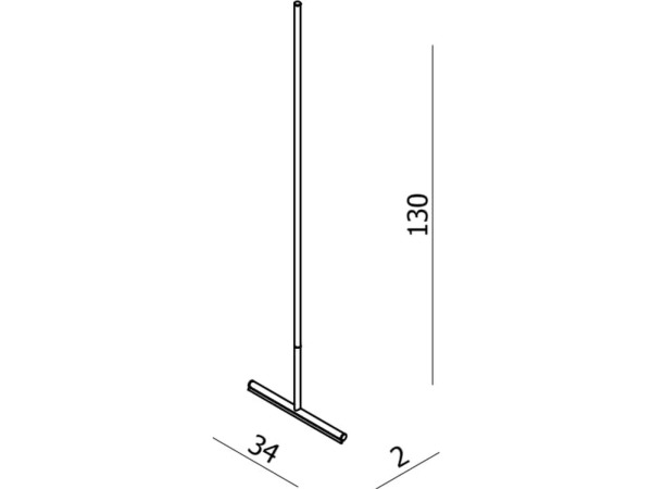 Beaux vloerwisser met steel 130cm Ulis chroom – foto 5 – kavel bij XL Auctions