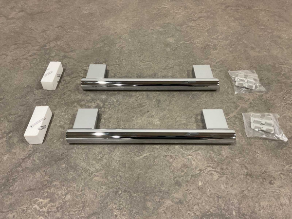 2x Beaux wandgreep 30cm Ulis chroom – foto 2 – kavel bij XL Auctions