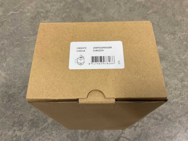 2x Alterna zeepdispenser in houder Siena chroom – foto 5 – kavel bij XL Auctions