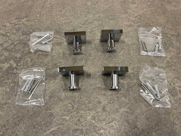 4x Alterna haak Siena chroom – foto 2 – kavel bij XL Auctions