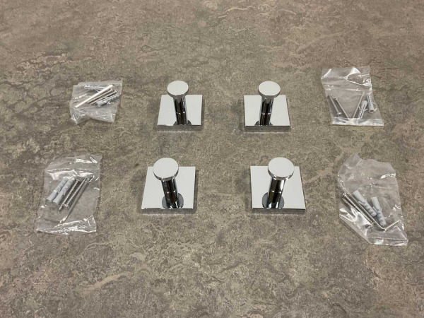 4x Alterna haak Siena chroom – foto 5 – kavel bij XL Auctions