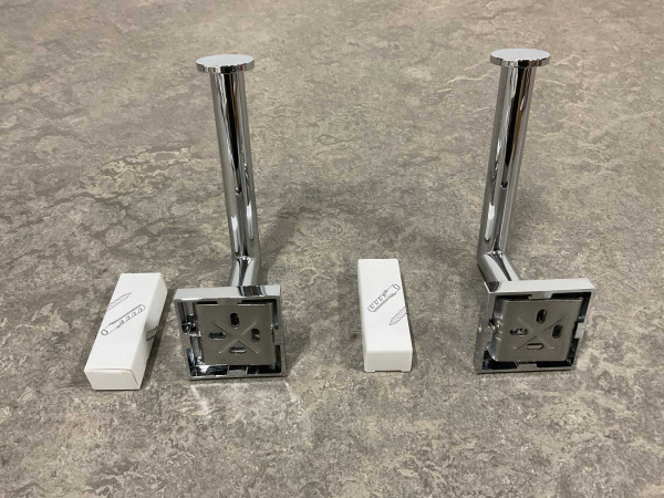 2x Alterna reserverolhouder Siena chroom – foto 3 – kavel bij XL Auctions