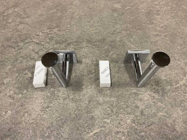 2x Alterna reserverolhouder Siena chroom – foto 2 – kavel bij XL Auctions