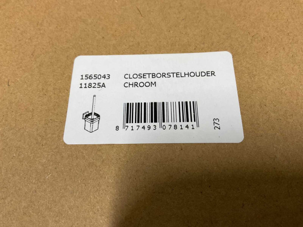 2x Alterna closetborstelhouder Siena chroom – foto 6 – kavel bij XL Auctions