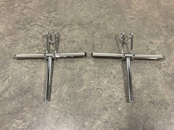 2x Beaux douchewisser met ophanghaak Ulis chroom – foto 2 – kavel bij XL Auctions