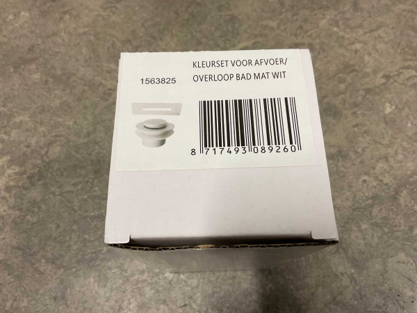 4x Beaux badafvoer en overloop Lilas mat wit – foto 4 – kavel bij XL Auctions