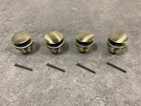 4x Beaux pop-up wastafelplug 1 1/4" Lilas brons – foto 2 – kavel bij XL Auctions