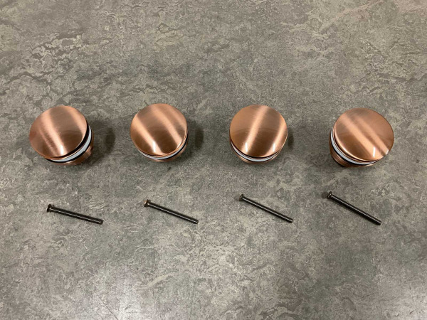 4x Beaux pop-up wastafelplug 1 1/4" Lilas koper – foto 3 – kavel bij XL Auctions