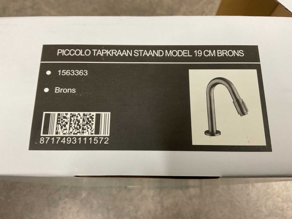 2x Alterna tapkraan staand model 19cm Piccolo brons – foto 3 – kavel bij XL Auctions