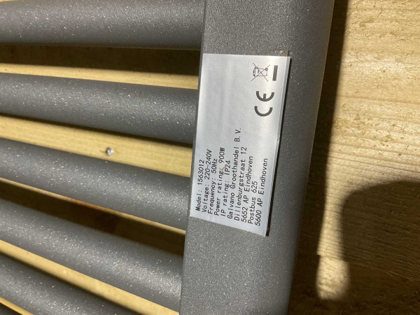 Beaux elektrische radiator 60x140cm Rennes mat grijs – foto 4 – kavel bij XL Auctions