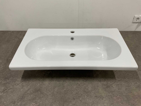 Althea wastafel 86x46cm Lavabo 81 wit – foto 2 – kavel bij XL Auctions