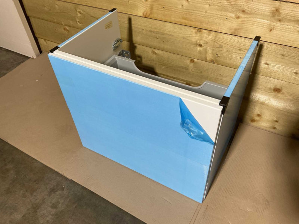 Detremmerie wastafelonderkast push open 70x43,5x59cm wit mat