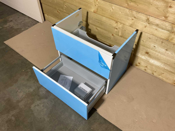 Detremmerie wastafelonderkast push open 70x43,5x59cm mat wit – foto 4 – kavel bij XL Auctions