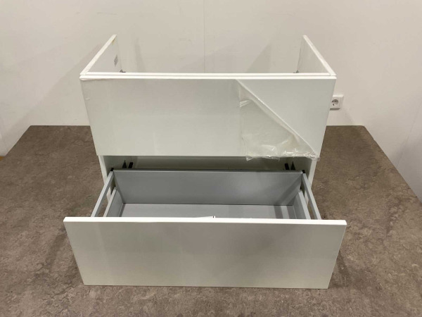 Detremmerie wastafelonderkast push open 70x43,5x59cm mat wit – foto 2 – kavel bij XL Auctions