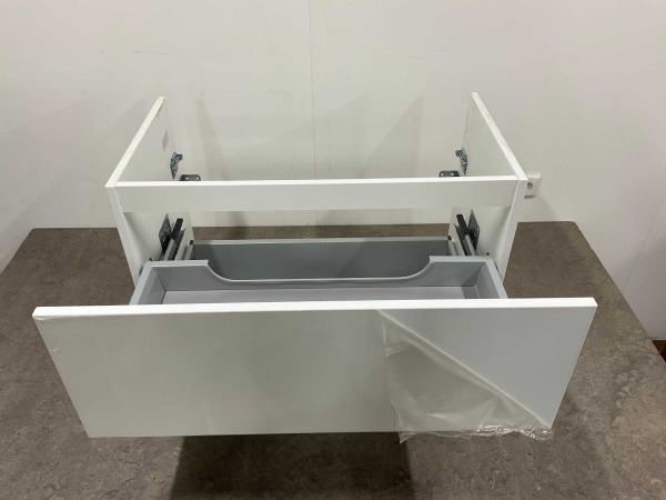 Detremmerie wastafelonderkast push open 70x43,5x59cm mat wit – foto 3 – kavel bij XL Auctions