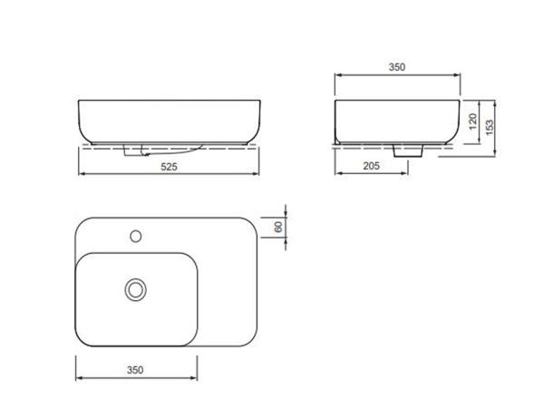 Axent opzetwastafel easyclean 52x35cm Grace wit – foto 10 – kavel bij XL Auctions