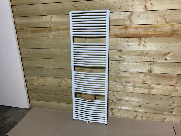 Beaux handdoekradiator licht gebogen 180x60cm Gap wit – foto 6 – kavel bij XL Auctions