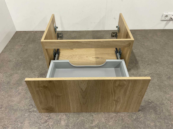Vtwonen wastafelonderkast 60x30cm Cube eiken – foto 2 – kavel bij XL Auctions