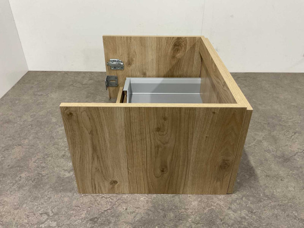 Vtwonen wastafelonderkast 60x30cm Cube eiken – foto 4 – kavel bij XL Auctions