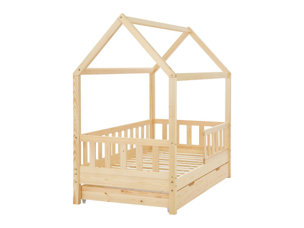 Kinderbed Marli - 80 x 160 cm - Houtkleur - Incl. bedlades – foto 11 – kavel bij XL Auctions
