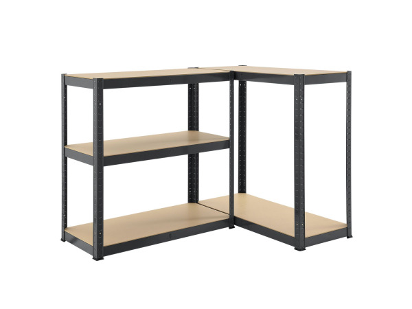Stellingkast Dubbel - 180x90x40 cm - Grijs – foto 12 – kavel bij XL Auctions